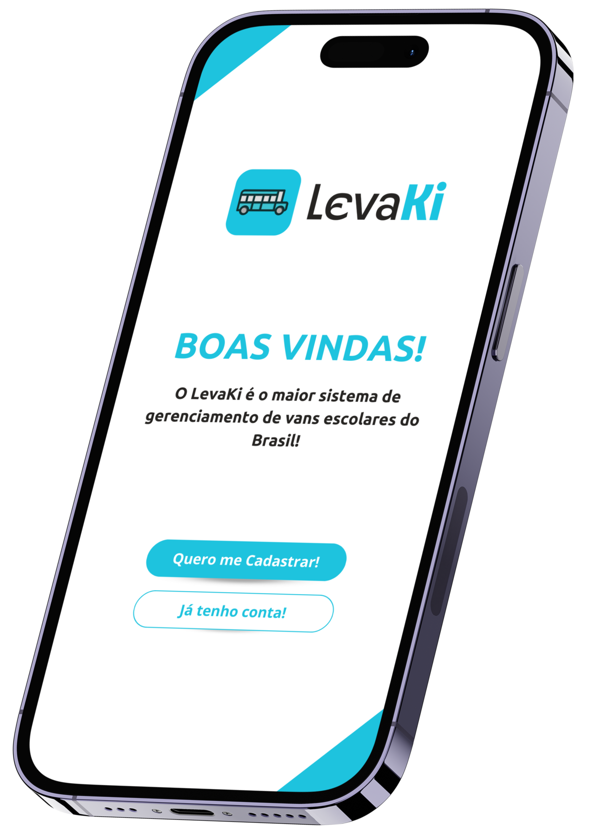 App aberto em um Smartphone